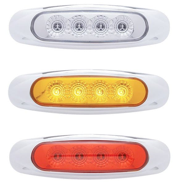 4 LED Clearance Marker Light With Reflector