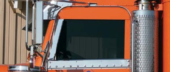Peterbilt Chopped Look Top Of Door Trim With Sanded Finish By RoadWorks