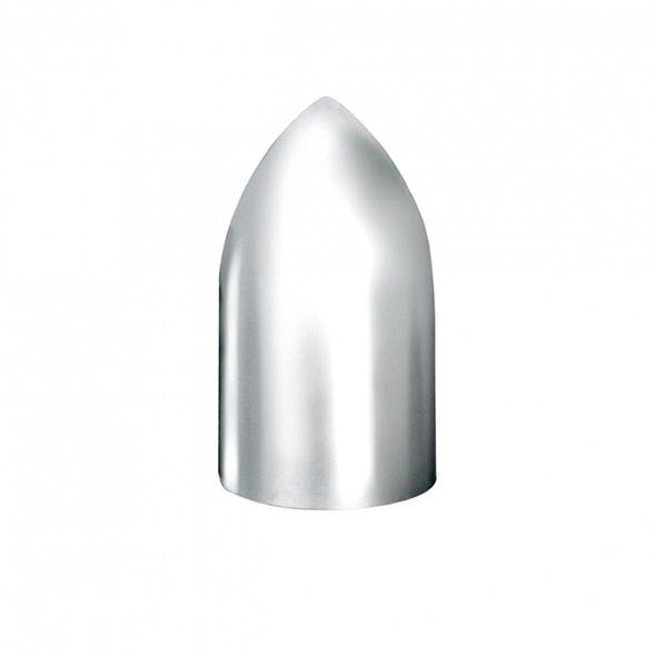 10 Pack of Chrome 33mm Thread On Bullet Nut Covers