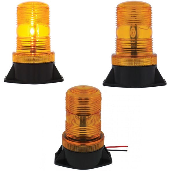 3 High Power LED Micro Beacon Light - Permanent Mounting