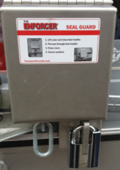 The Enforcer Seal Guard Lock Stainless Steel Close Up