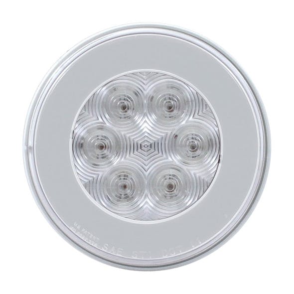 4" Round Halo STT & PTC 21 LED GLO Light With Clear Lens