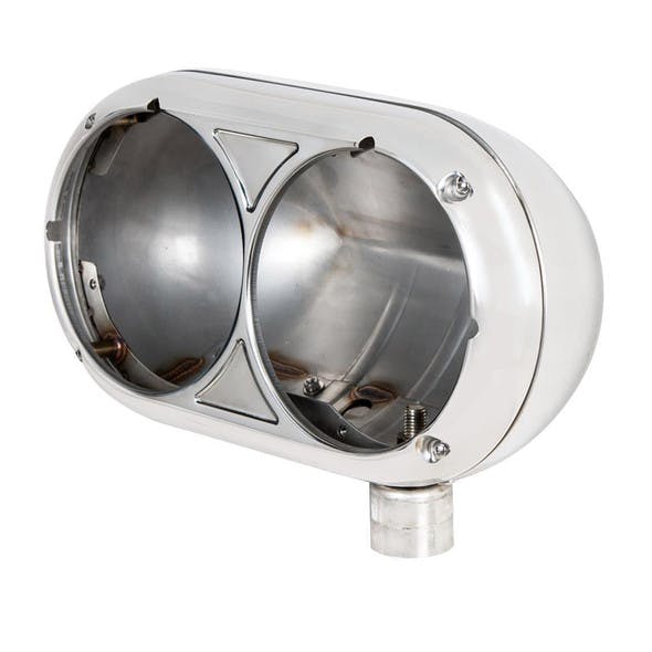 Peterbilt 359 Style Dual Headlight Housing Without Inner Lamp Bucket