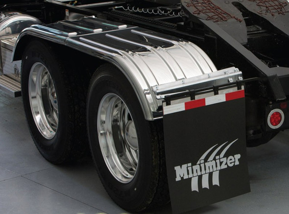 Minimizer 4000 Series Chrome Poly Fenders (Installed)