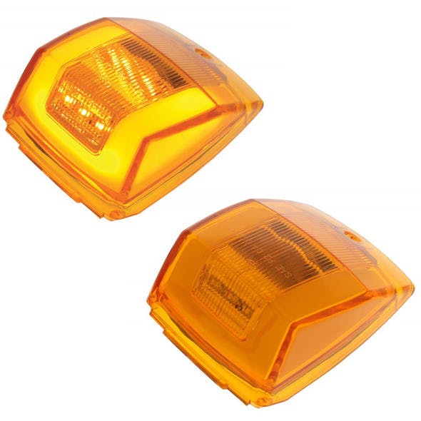 24 LED Cab GLO Light Amber Lens Amber LED