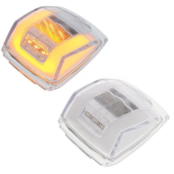24 LED Cab GLO Light Clear Lens Amber LED