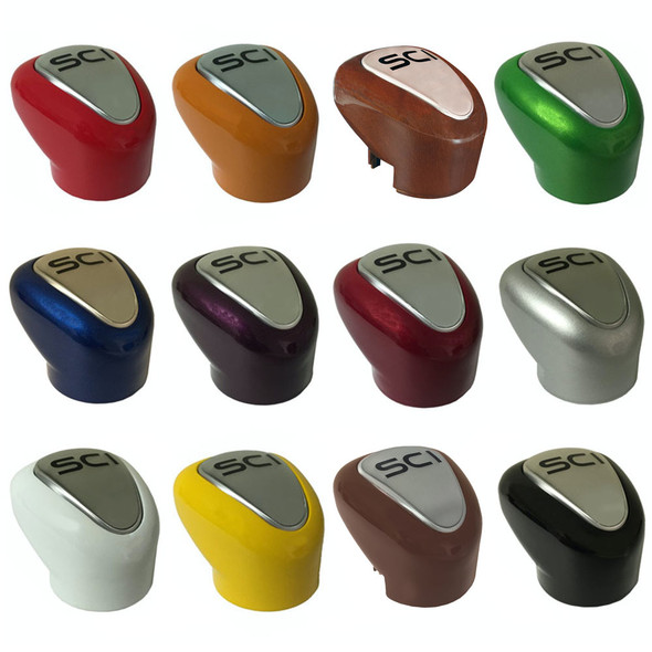 9 or 10 Speed Colored Shift Knobs Viper Red Orange Green Blue Purple Red Silver White Yellow Black