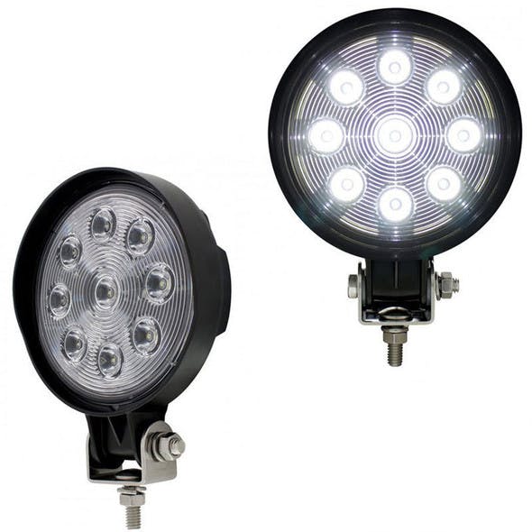 High Power LED Round Work Light Competition Series Slim Profile