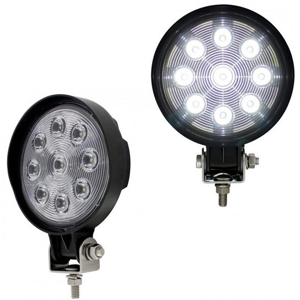 High Power LED Round Work Light Competition Series Slim Profile
