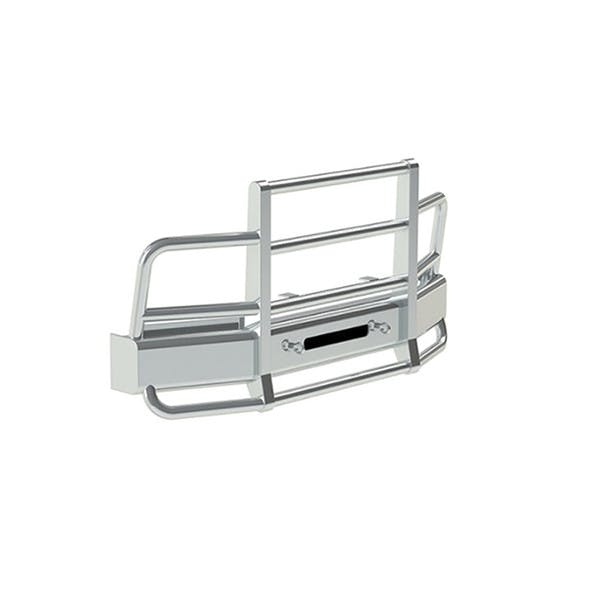 Western Star 4900 Herd 2 Post Defender Bumper Grill Guard With Horizontal Bars