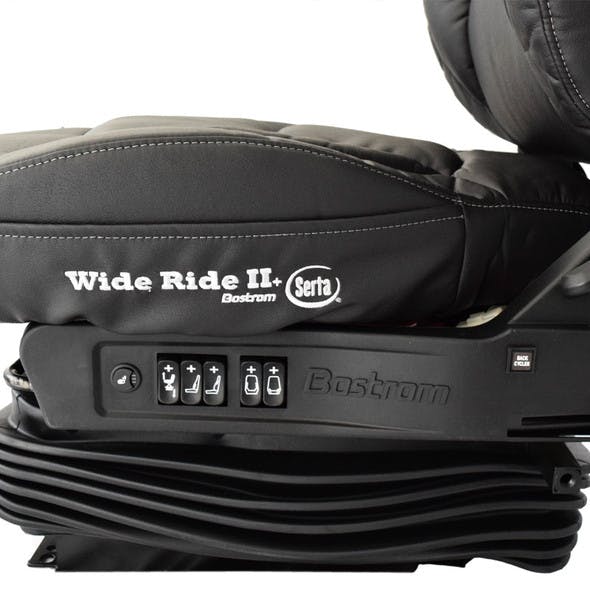Bostrom Wide Ride II High Back Ultra Leather Serta Memory Foam Seat Base