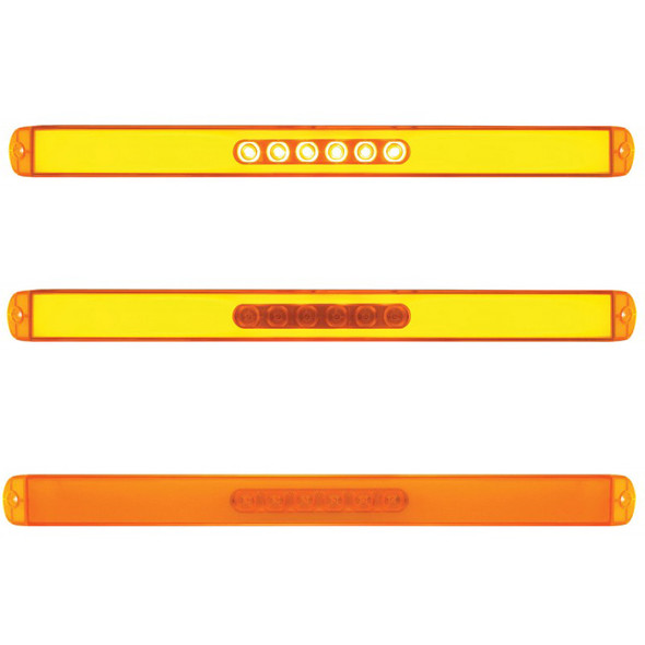 28 LED 17" STT & PTC GLO Light Bar - Amber/Amber
