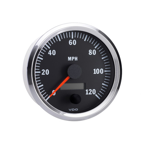 Semi Truck Electrical Programmable Speedometer Gauge Vision Chrome 4" Diameter (100mm)