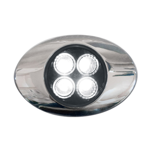 Millenium M3 Style Dual Revolution Amber & White LED Marker Light White Lit