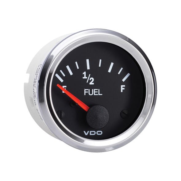 Semi Truck Electrical Fuel Level Gauge Vision Chrome