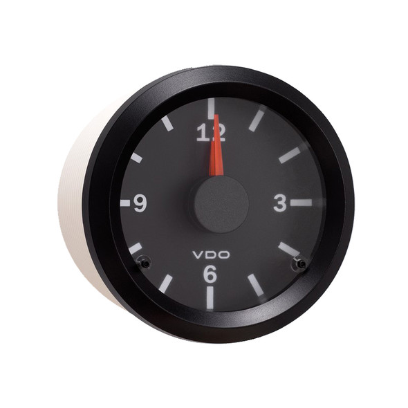 Semi Truck Electrical Analog Clock Gauge Vision Black