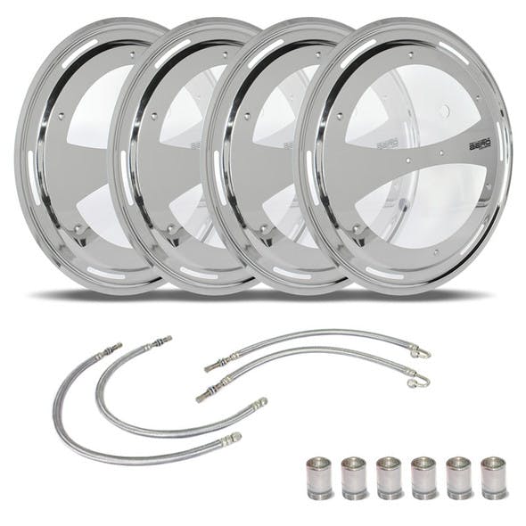 Clear Aero Axle Cover Kit For Rear Drive Wheels