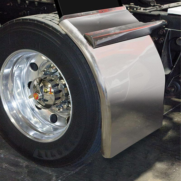 Fully Smooth Stainless Steel Low Rider Straight Drop Quarter Fenders
