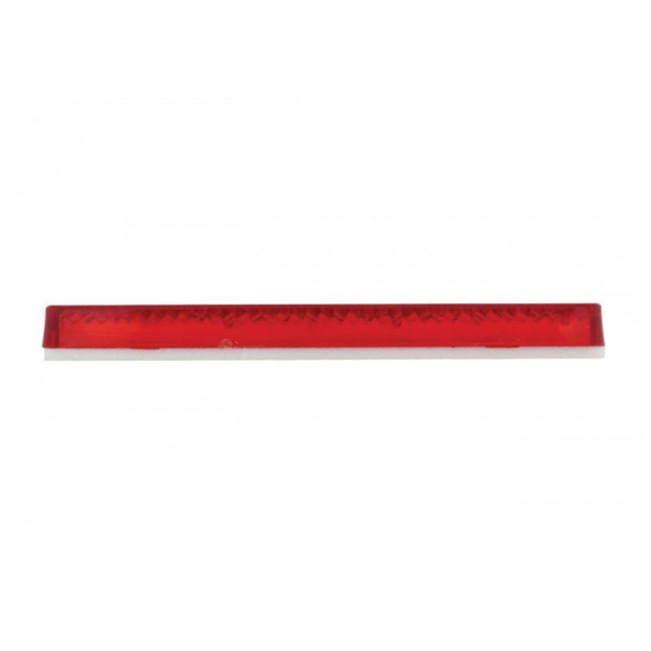 Rectangular Quick Mount Red Reflector Side