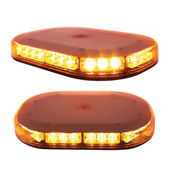30 High Power LED Micro Strobe Amber Lens Warning Bar On