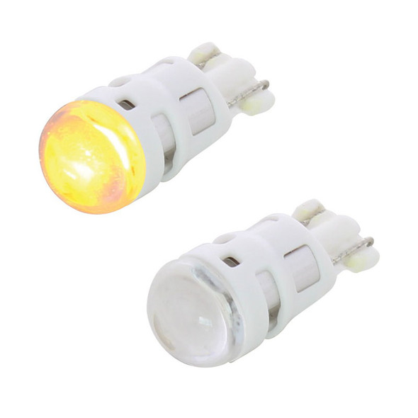 High Power LED 194 / T10 Replacement Bulb Amber Front View