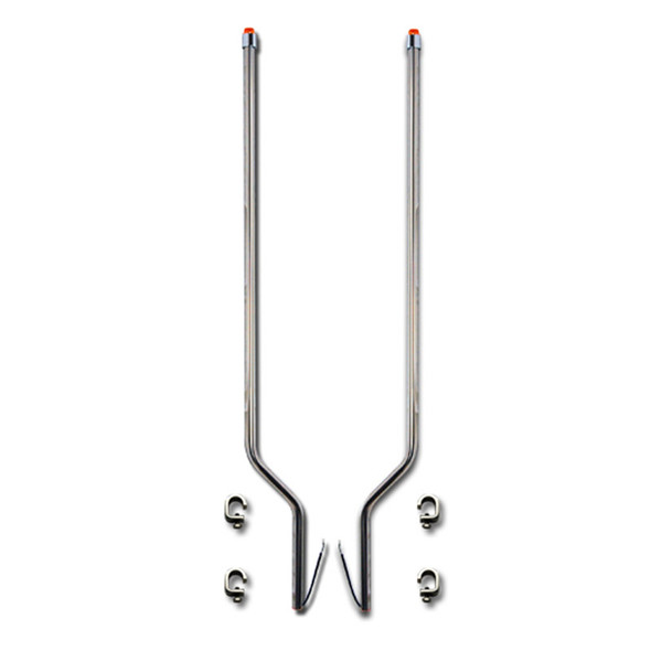 Western Star 4900SB Series Stainless Steel LED Bumper Guide
