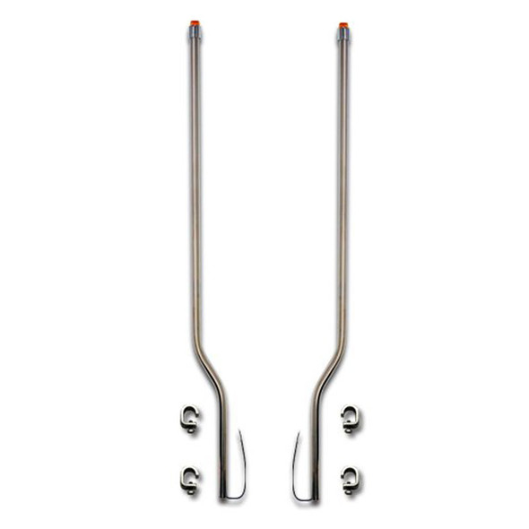 Western Star 4800SB Stainless Steel LED Bumper Guide