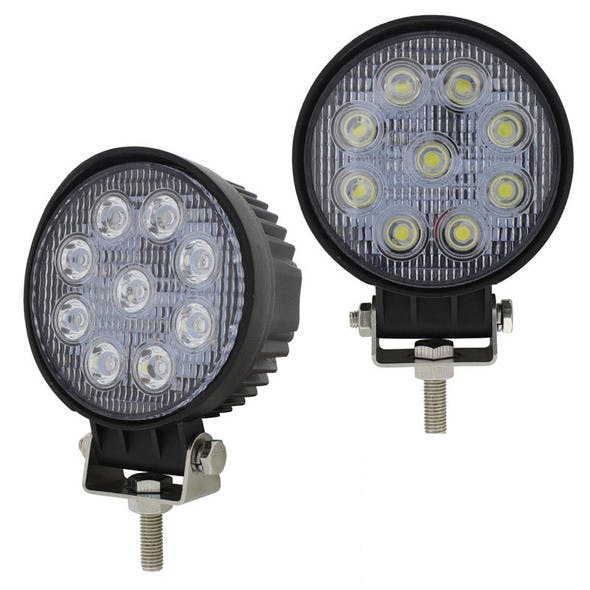 4 1/2" High Power 9 LED Round Work Flood Light Competition Series