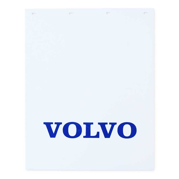Volvo Logo White Mud Flap 24" x 30"