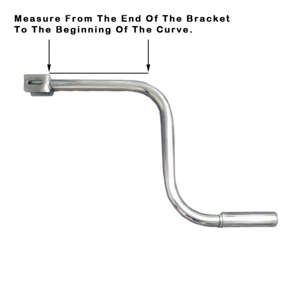 Stainless Steel Trailer Crank Handle (Measuring Guide)