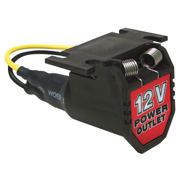 RoadPro 12-Volt Power Outlet Power Port With 6' Cord