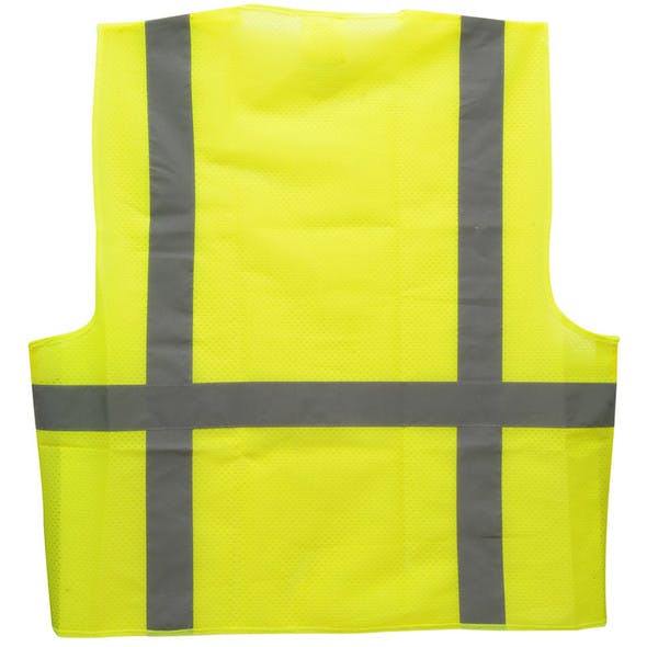 West Chester Holdings Inc High Visibility Safety Vest Back