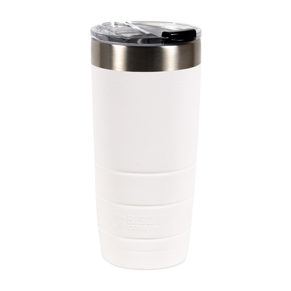 Bison 22oz Leakproof Stainless Steel Tumbler - White