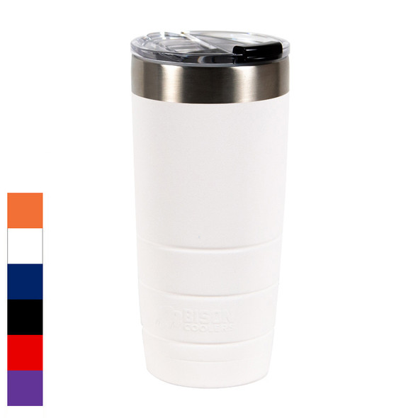 Bison 22oz Leakproof Stainless Steel Tumbler - White Main