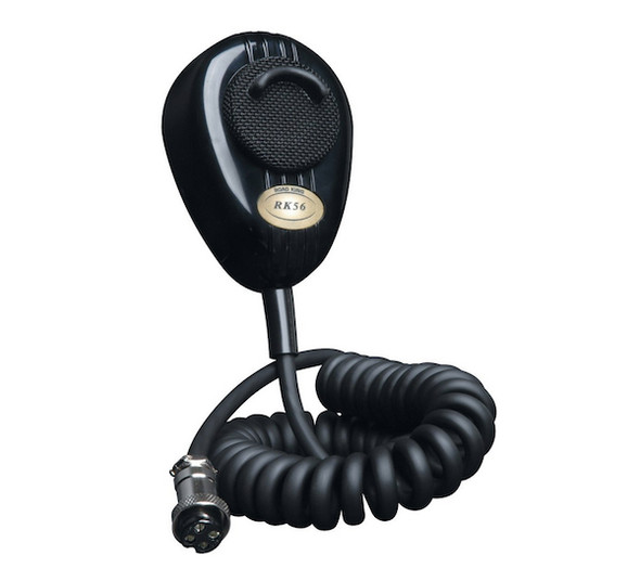 RoadKing 4-Pin Dynamic Noise Cancelling Black CB Microphone