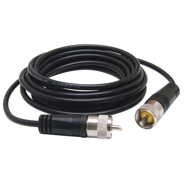 RoadPro 9' CB Antenna Coax Cable With PL-259 Connectors