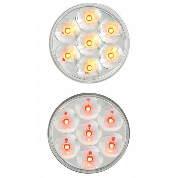 Pearl 2.5" Round Dual Function LED Clearance Marker Light By Grand General