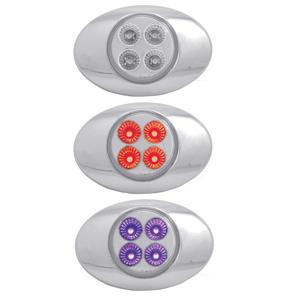 Millennium M3 Style Dual Revolution Red & Purple LED Marker Light
