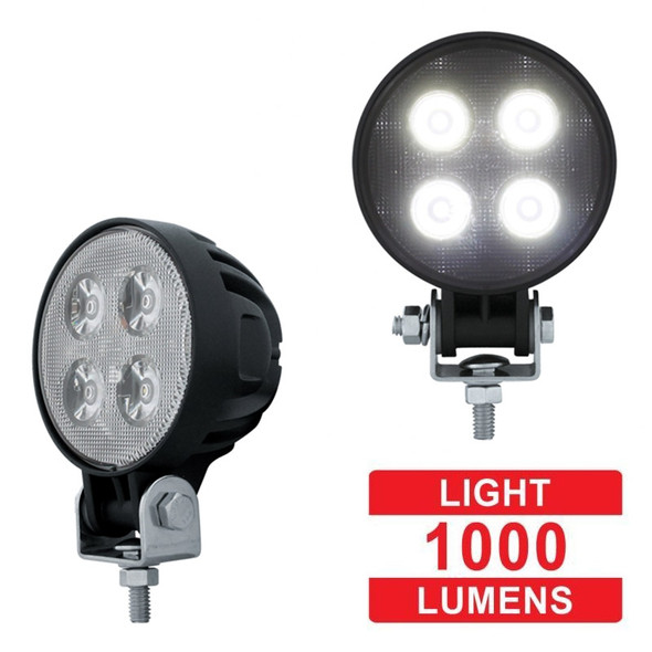 High Power 4 LED Compact Work Light - Lumens