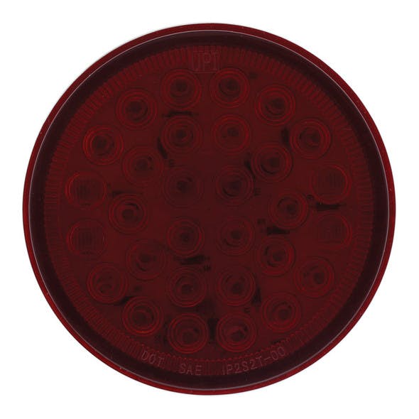 Red 30 LED 4" Round STT Competition Series Light Off