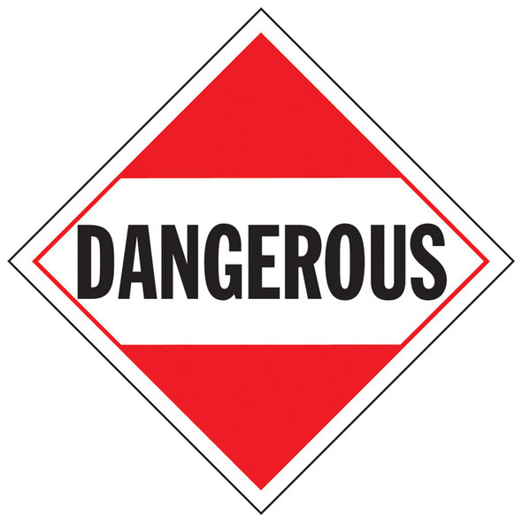 Dangerous Placard Sign