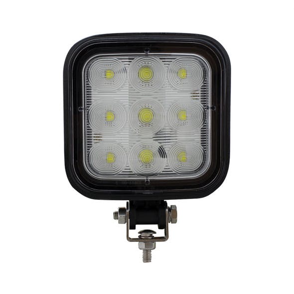 9 LED Square Wide Angle Driving Work Light Front
