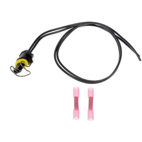 Waterproof 2 Wire Pigtail Male Connector With Female Terminals And Clip