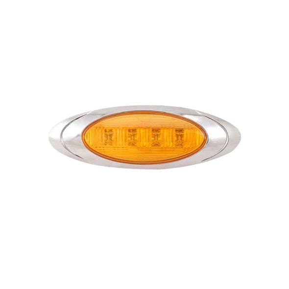 Oval P1 LED Clearance Marker Lights Amber