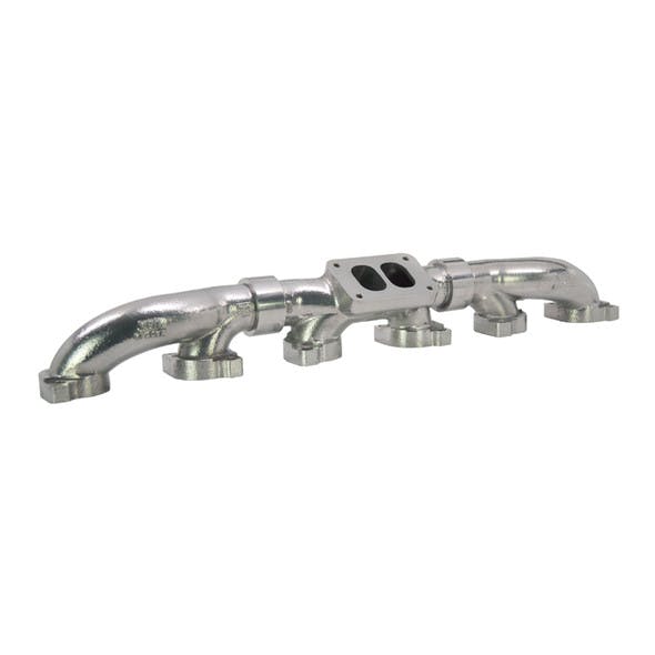 Detroit Series 60 12.7L 14.0L Exhaust Manifold - Front Angled View 