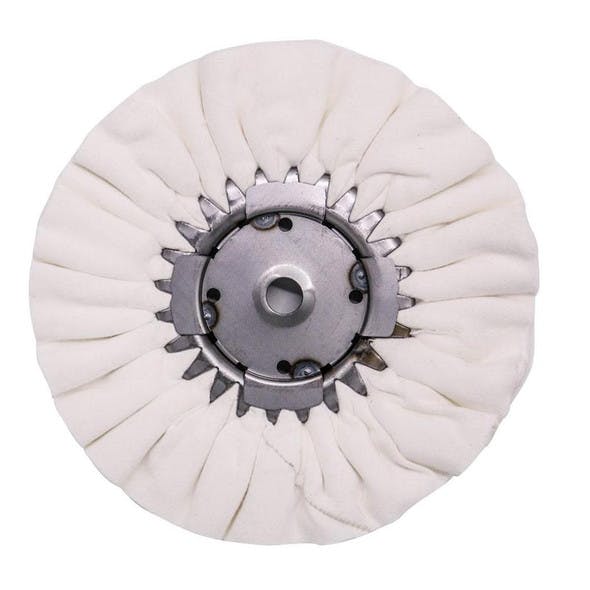 Renegade 9" White Untreated Flannel Airway Buffing Wheel 20 Ply
