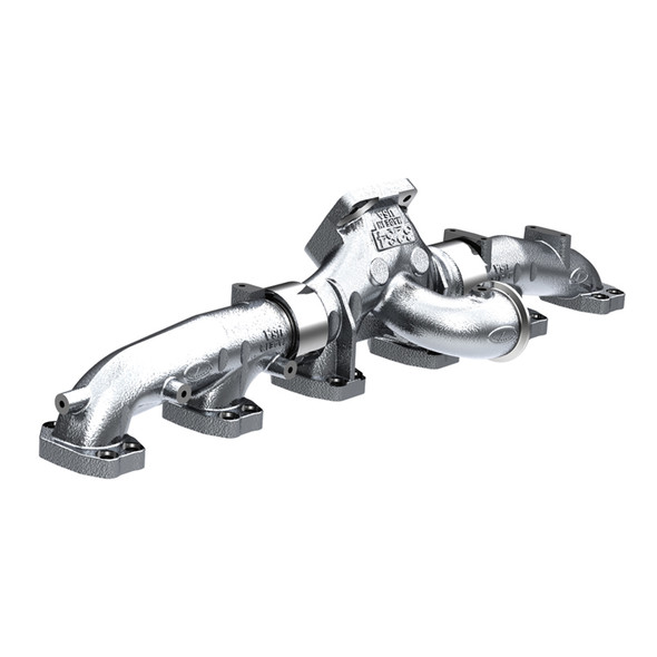 Bully Dog Kenworth Peterbilt Paccar 12.9L Exhaust Manifold - Angled Rear View