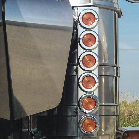 Kenworth 13" Donaldson And Vortox Front Air Cleaner Light Bar By Roadworks