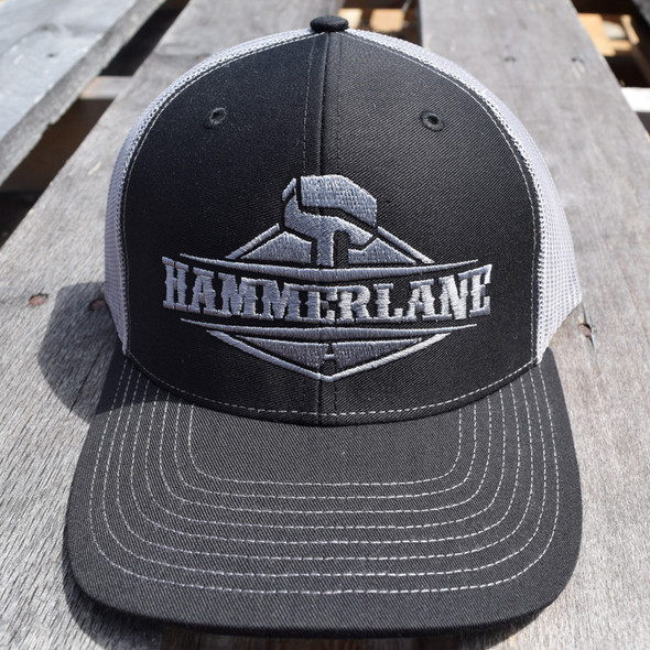 Snapback Charcoal Silver Hammerlane Trucker Hat