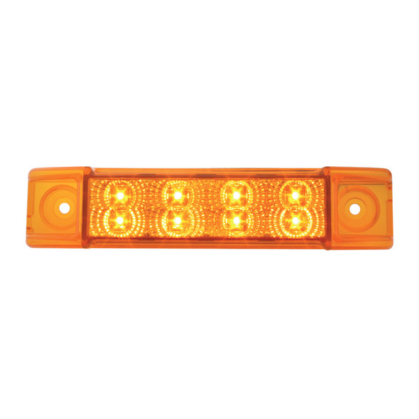 Spyder Rectangular Dual Function Clearance Marker LED Trailer Light - Amber
